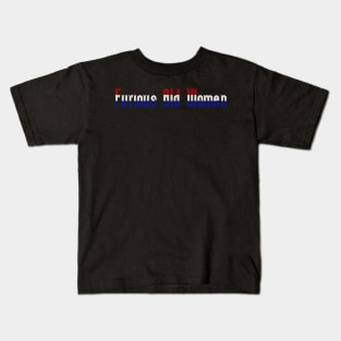 Furious Old Women Kids T-Shirt